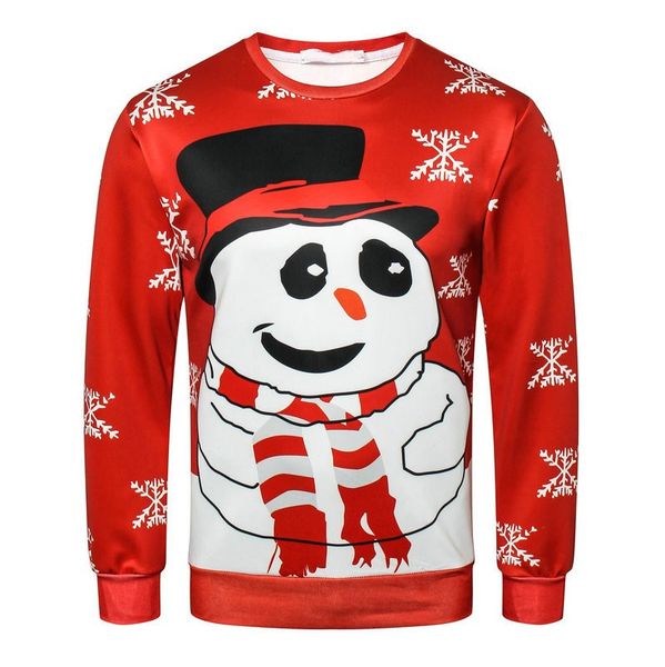 fashion 3d digital printing christmas snowman men's round collar long sleeved hoodie trend leisure, Black
fashion 3d digital printing christmas snowman men's round collar long sleeved hoodie trend leisure, Black