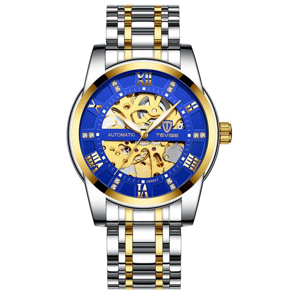tevise t9005a mens mechanical watches gold automatic skeleton watch moon phase luminous date black man wristwatches male luxury, Slivery;brown
tevise t9005a mens mechanical watches gold automatic skeleton watch moon phase luminous date black man wristwatches male luxury, Slivery;brown
