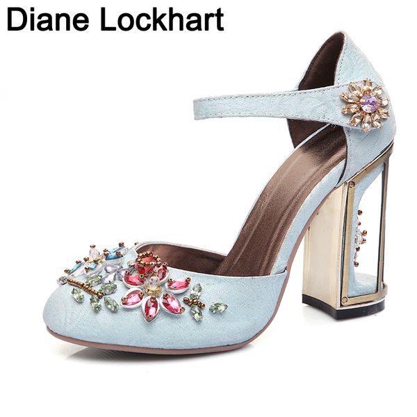 colored stones high heels shoes women flowers sandals retro femme pumps openwork heel sapato feminino chaussures mujer 33-43, Black
colored stones high heels shoes women flowers sandals retro femme pumps openwork heel sapato feminino chaussures mujer 33-43, Black