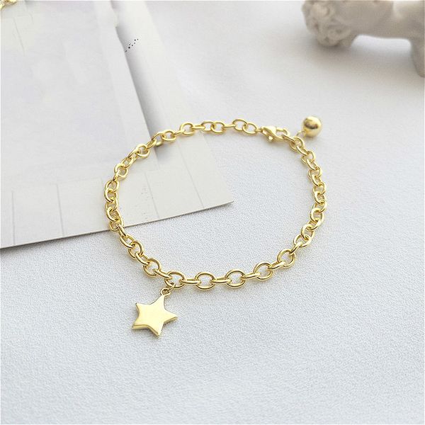 fengxiaoling real 925 sterling silver simple stars charm bracelets for women 18k gold silver bracelet fine jewelry, Golden;silver
fengxiaoling real 925 sterling silver simple stars charm bracelets for women 18k gold silver bracelet fine jewelry, Golden;silver