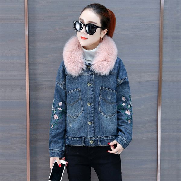 winter wear thick coat women 2019 autumn winter new embroidered denim cotton jacket ladies loose short cotton outerwear jia439, Tan;black
winter wear thick coat women 2019 autumn winter new embroidered denim cotton jacket ladies loose short cotton outerwear jia439, Tan;black