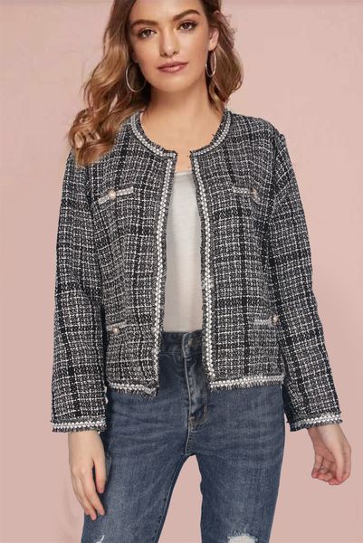 new 2019 дам crew neck long sleeve peal и tassel специальный дизайн мода стиль куртки высокое количество и бесплатная доставка, Black;brown
new 2019 дам crew neck long sleeve peal и tassel специальный дизайн мода стиль куртки высокое количество и бесплатная доставка, Black;brown