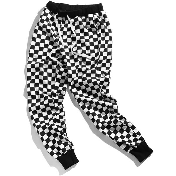 gothic checkerboard pants men women hip hop high waist plaid pant loose female sweatpants streetwear harem pants autumn trousers, Black;white
gothic checkerboard pants men women hip hop high waist plaid pant loose female sweatpants streetwear harem pants autumn trousers, Black;white