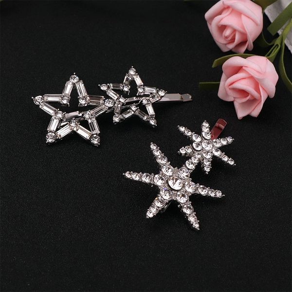 1pc fashion sweet lovely flash rhinestone snowflake star hairpins women beautiful jewelry accessories alloy hairpin, Golden;white
1pc fashion sweet lovely flash rhinestone snowflake star hairpins women beautiful jewelry accessories alloy hairpin, Golden;white
