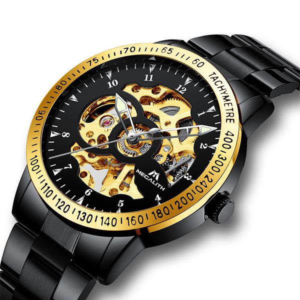 megalith gold case hollow mechanical watch men waterproof automatic sport wrist watch male relogio masculino, Slivery;brown
megalith gold case hollow mechanical watch men waterproof automatic sport wrist watch male relogio masculino, Slivery;brown
