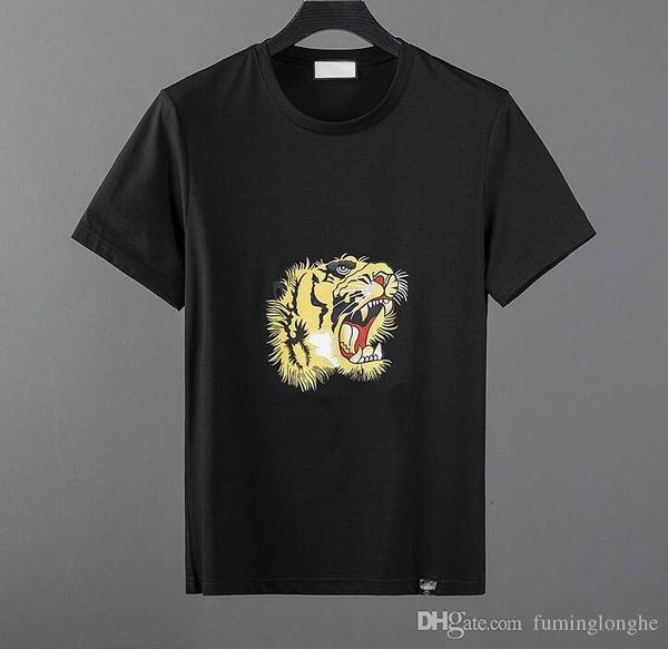 fashion designer short t-shirt european style men's round neck t-shirt 100% cotton short-sleeved men's clothes, White;black
fashion designer short t-shirt european style men's round neck t-shirt 100% cotton short-sleeved men's clothes, White;black
