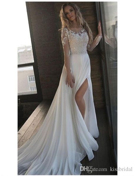 new split prom dresses with long sleeve sheer beaded lace chiffon formal evening gowns cocktail party ball beach dress celebrity gown, Black
new split prom dresses with long sleeve sheer beaded lace chiffon formal evening gowns cocktail party ball beach dress celebrity gown, Black