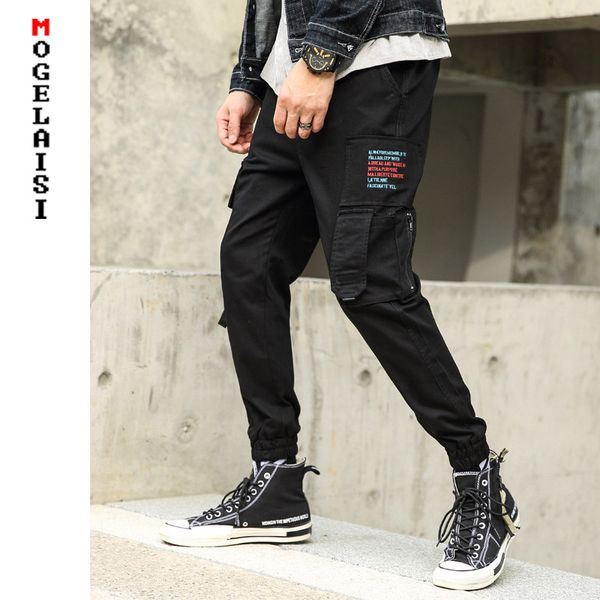 mens casual cargo pants 2019 spring streetwear high street joggers men hip hop pants casual embroidery pocket trousers am9011xk, Black
mens casual cargo pants 2019 spring streetwear high street joggers men hip hop pants casual embroidery pocket trousers am9011xk, Black