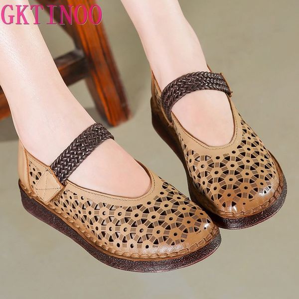 gktinoo spring shoes women genuine leather flat shoes retro female ballet flat shoe summer lady hollow out loafers women sandal, Black
gktinoo spring shoes women genuine leather flat shoes retro female ballet flat shoe summer lady hollow out loafers women sandal, Black