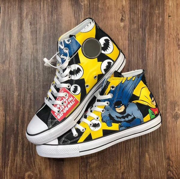 1970s skate shoes classic 1970 canvas 80th anniversary jointly name play x batman skateboard star casual men women designer fashion sneakers, Black
1970s skate shoes classic 1970 canvas 80th anniversary jointly name play x batman skateboard star casual men women designer fashion sneakers, Black