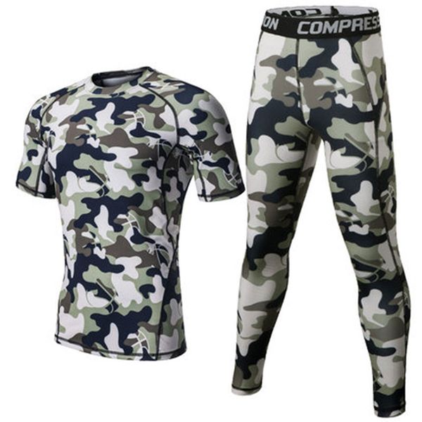 2019 men camouflage short sleeve compression sets tight t-shirt sportwear crossfit skinny running suit fitness gym leggings, Black;blue
2019 men camouflage short sleeve compression sets tight t-shirt sportwear crossfit skinny running suit fitness gym leggings, Black;blue