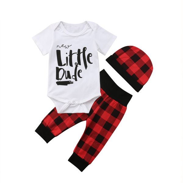 newborn infant baby girls boys summer 0-18m 3pcs short sleeve letter print white romper red plaid pants hat clothes sets
newborn infant baby girls boys summer 0-18m 3pcs short sleeve letter print white romper red plaid pants hat clothes sets