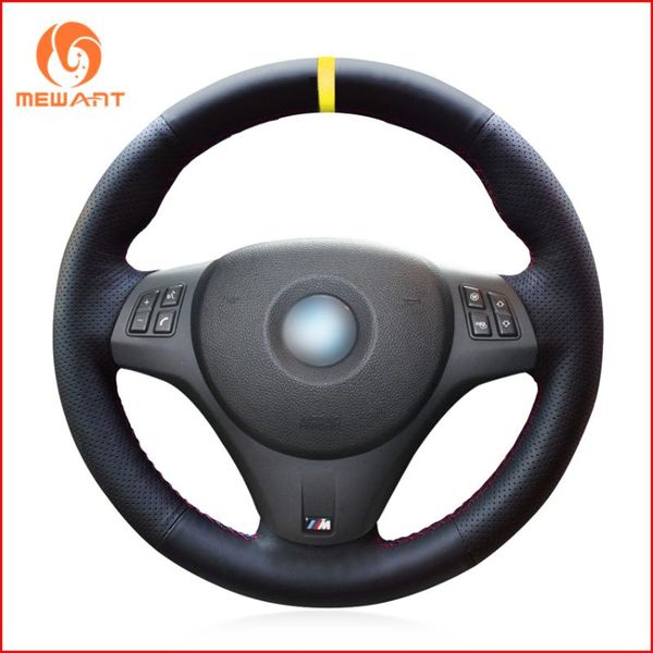 mewant black genuine leather car steering wheel cover for m sport m3 e90 e91 e92 e93 e87 e81 e82 e88 x1 e84 parts
mewant black genuine leather car steering wheel cover for m sport m3 e90 e91 e92 e93 e87 e81 e82 e88 x1 e84 parts