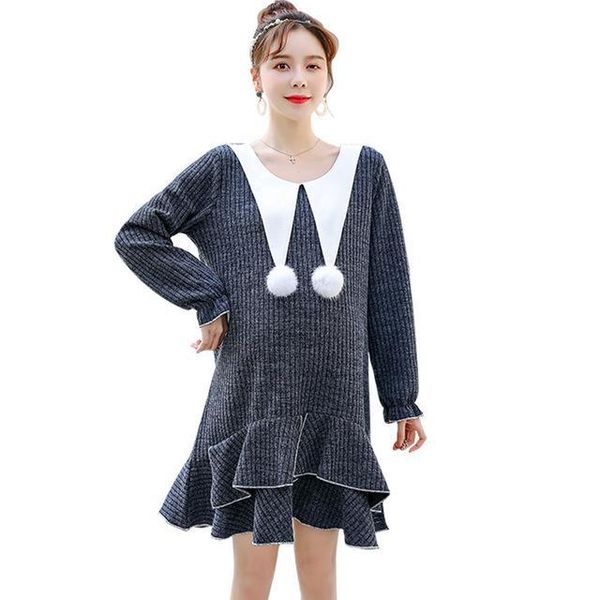 autumn winter large size pregnancy clothes dress fashion knit sweater fishtail dresses for pregnant women maternity clothes, White
autumn winter large size pregnancy clothes dress fashion knit sweater fishtail dresses for pregnant women maternity clothes, White