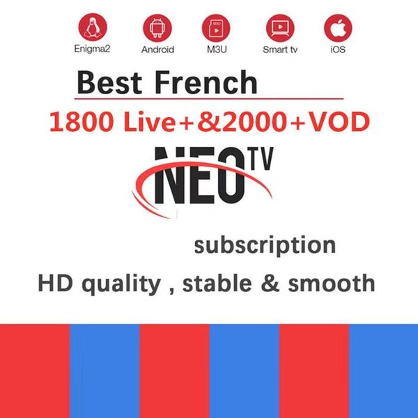 1 neotv pro 1300 canaux qhdtv europe arabe Ѭанђзкий allemand код d'livetv нали абонемен m3u mag250 android smart tv
1 neotv pro 1300 canaux qhdtv europe arabe Ѭанђзкий allemand код d'livetv нали абонемен m3u mag250 android smart tv