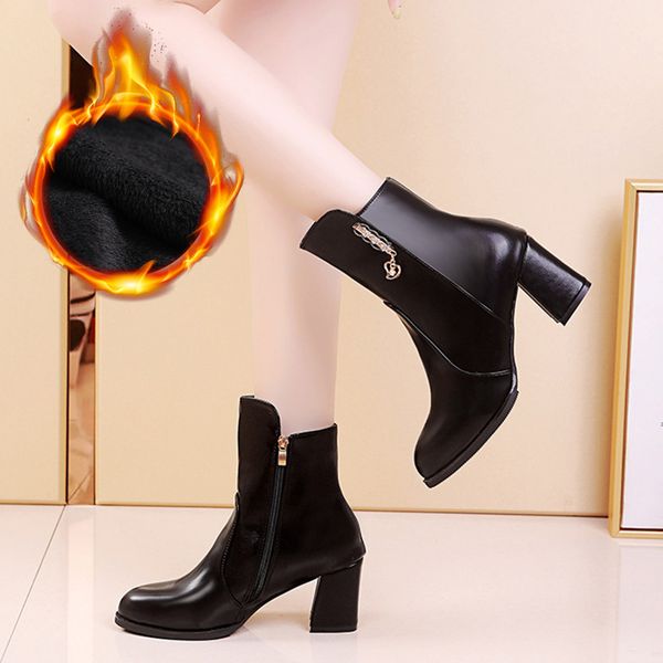 leather boots women winter shoes 2019 fashion women ankle boots elegant ladies high heels winter female shoes black a1774
leather boots women winter shoes 2019 fashion women ankle boots elegant ladies high heels winter female shoes black a1774
