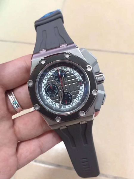 luxury watch 44mm rubber strap mens quartz watch sports male mens watch watches, Slivery;brown
luxury watch 44mm rubber strap mens quartz watch sports male mens watch watches, Slivery;brown