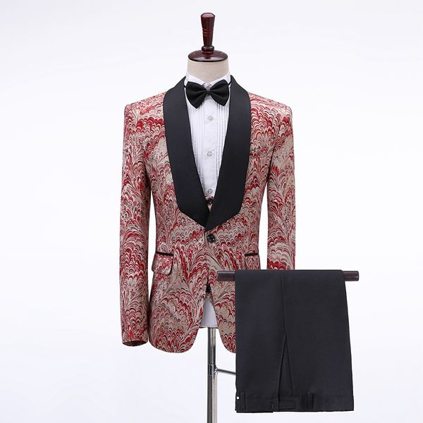 men's suits & blazers 2021 elegant designs formal floral men groom tuxedo for slim fit 3 pieces blazer wedding bridegroom, White;black
men's suits & blazers 2021 elegant designs formal floral men groom tuxedo for slim fit 3 pieces blazer wedding bridegroom, White;black
