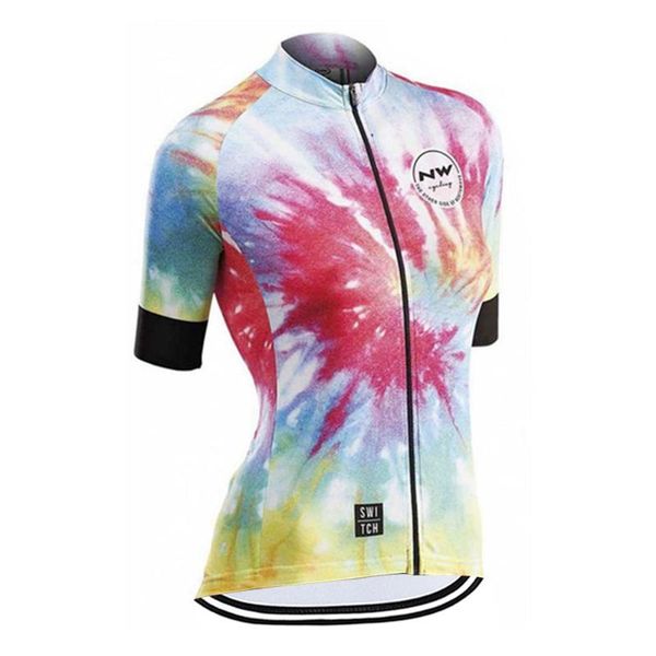 2020 northwave women's professional team cycling jersey mtb bike jersey quick dry mtb cycling short sleeve ciclismo, Black;red