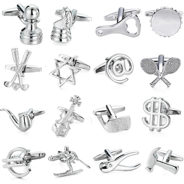 dy delivery a pair of personality design stainless steel silver cufflinks fashion brand men's french shirt cufflinks, Silver;golden
dy delivery a pair of personality design stainless steel silver cufflinks fashion brand men's french shirt cufflinks, Silver;golden