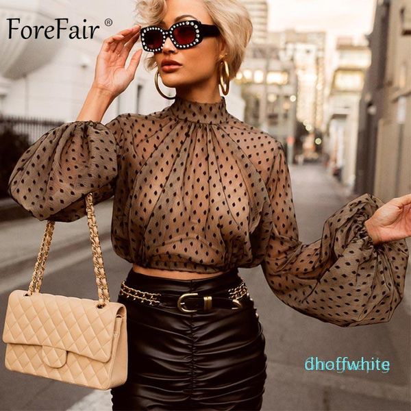 lace polka dot women blouse black turtleneck long sleeve cropped mesh streetwear clubwear transparent crop top, White
lace polka dot women blouse black turtleneck long sleeve cropped mesh streetwear clubwear transparent crop top, White