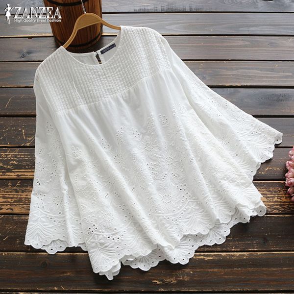 2020 zanzea fashion lace women's autumn blouse casual pleated hollow blusas female 3/4 sleeve shirts plus size tunic 5xl, White
2020 zanzea fashion lace women's autumn blouse casual pleated hollow blusas female 3/4 sleeve shirts plus size tunic 5xl, White
