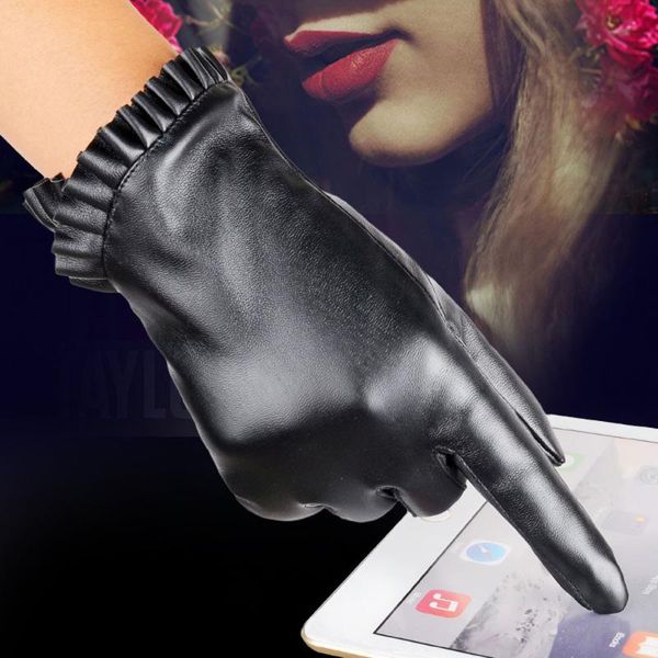 2020 autumn winter new women girl luxurious leather winter super warm gloves cashmere bow black gloves touch screen #o12, Blue;gray
2020 autumn winter new women girl luxurious leather winter super warm gloves cashmere bow black gloves touch screen #o12, Blue;gray