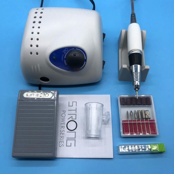 30000rpm genuine 65w electric nail drill sturdy 210 plus 2020 new white handle 2.35mm model manicure pedicure nail file, Silver
30000rpm genuine 65w electric nail drill sturdy 210 plus 2020 new white handle 2.35mm model manicure pedicure nail file, Silver