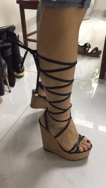 new 2019 fashion shoes gladiator cross-tied summer sandals sapatos melissa women party shoes high heels wedges platform sandal sandalia, Black
new 2019 fashion shoes gladiator cross-tied summer sandals sapatos melissa women party shoes high heels wedges platform sandal sandalia, Black