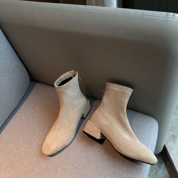 black suede boots elastic cloth frosted women mid calf low heel boots womens winter round head simplicity womans shoes
black suede boots elastic cloth frosted women mid calf low heel boots womens winter round head simplicity womans shoes