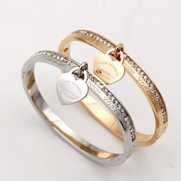 luxurious bracelet with diamond and heart in three colors for women and man bangle in 5.8*4.8cm jewelry gift, Black
luxurious bracelet with diamond and heart in three colors for women and man bangle in 5.8*4.8cm jewelry gift, Black