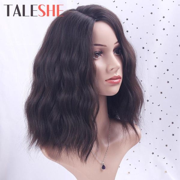 taleshe natural brown short wig water wave mixed color side part synthetic wigs for black women blonde pink cosplay false hair
taleshe natural brown short wig water wave mixed color side part synthetic wigs for black women blonde pink cosplay false hair