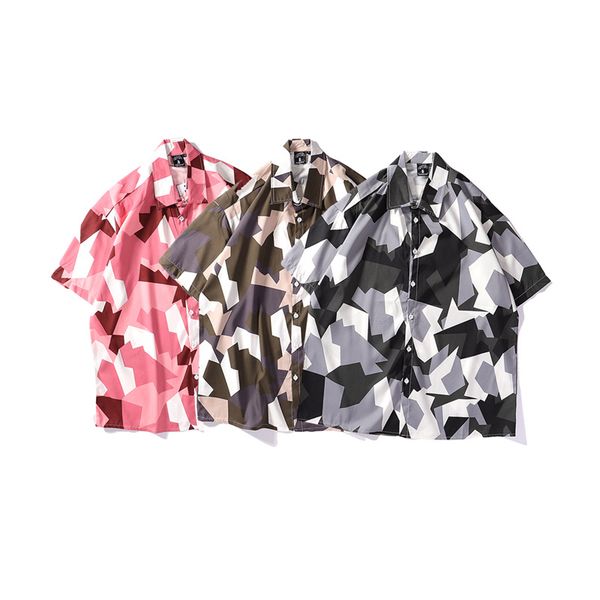 men's casual shirts hawaii men short sleeve beach shirt tide male flower and women the same holiday, White;black
men's casual shirts hawaii men short sleeve beach shirt tide male flower and women the same holiday, White;black