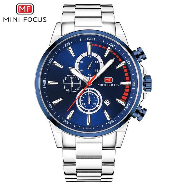 mini focus men watches stainless steel watch mens wristwatch quartz chronograph sport watch men waterproof clock, Slivery;brown
mini focus men watches stainless steel watch mens wristwatch quartz chronograph sport watch men waterproof clock, Slivery;brown