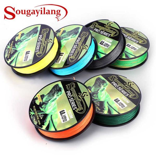 sougayilang 100m 4 strand braided fishing line new braid fishing line 12.2-57.1lb multilament pe braid lines river carp
sougayilang 100m 4 strand braided fishing line new braid fishing line 12.2-57.1lb multilament pe braid lines river carp