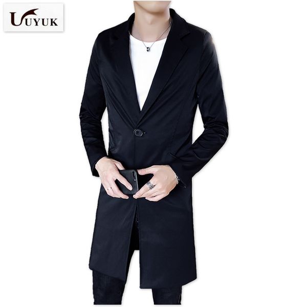 2018 new overcoat autumn season man self-cultivation youth korean jacket loose long trench coat men men's fund windbreaker, Tan;black
2018 new overcoat autumn season man self-cultivation youth korean jacket loose long trench coat men men's fund windbreaker, Tan;black