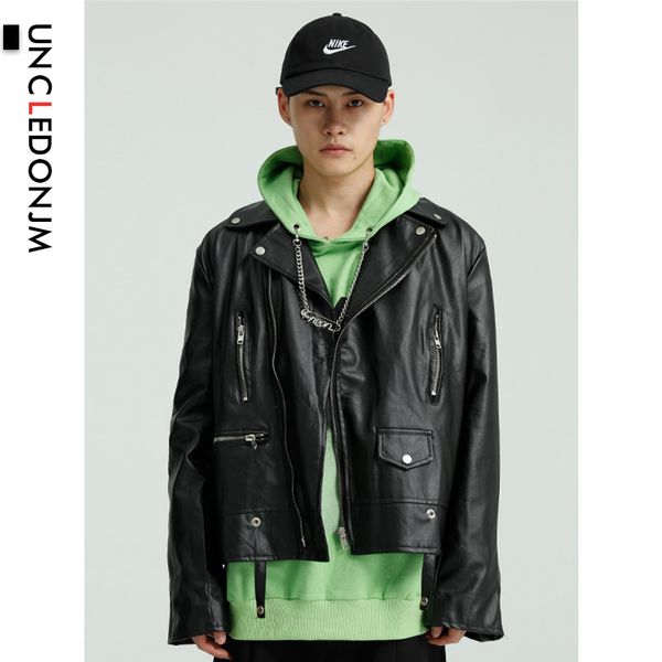 uncledonjm autumn winter casual zipper pu leather jacket motorcycle leather jacket mens jackets and coats j871, Black
uncledonjm autumn winter casual zipper pu leather jacket motorcycle leather jacket mens jackets and coats j871, Black