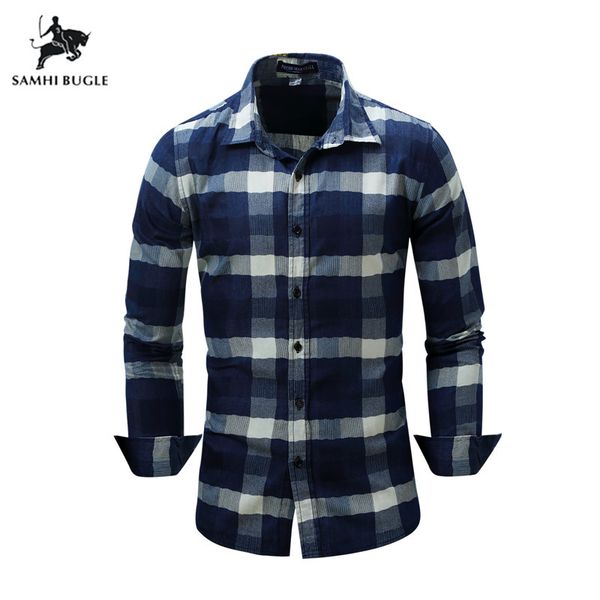 new 2019 autumn spring mens plaid casual shirts long sleeve 100% cotton dress shirt men retro style camiseta masculina, White;black
new 2019 autumn spring mens plaid casual shirts long sleeve 100% cotton dress shirt men retro style camiseta masculina, White;black