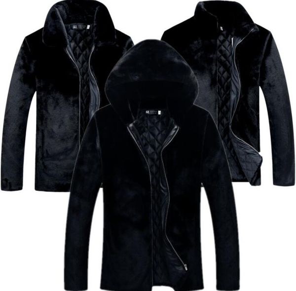 men's fur & faux autumn hooded mink leather jacket mens winter thicken warm coat men slim jackets jaqueta de couro fashion, Black
men's fur & faux autumn hooded mink leather jacket mens winter thicken warm coat men slim jackets jaqueta de couro fashion, Black