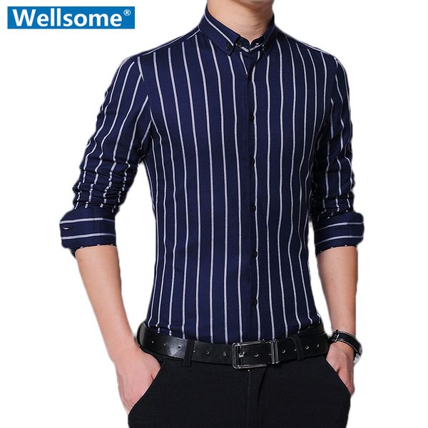 men's shirts casual striped shirt 2020 bussiness office cotton male blouse social shirts mens slim fit shirt with long sleeves, White;black
men's shirts casual striped shirt 2020 bussiness office cotton male blouse social shirts mens slim fit shirt with long sleeves, White;black