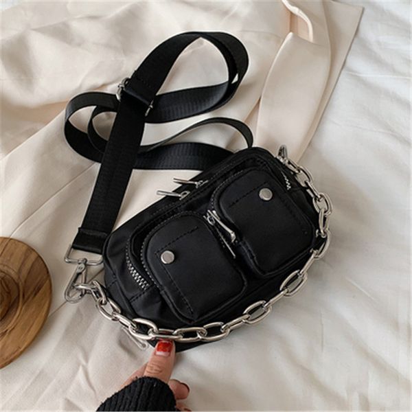 solid pattern nylon crossbody сумка для женщин 2020 mini черного плеча сумки женских цепи телефона multi-карманных кошельков
solid pattern nylon crossbody сумка для женщин 2020 mini черного плеча сумки женских цепи телефона multi-карманных кошельков