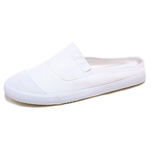 women's shoes feiyao new women's canvas shoes summer fashion elastic small white flat heel one pedal casual half drag clas, Black
women's shoes feiyao new women's canvas shoes summer fashion elastic small white flat heel one pedal casual half drag clas, Black