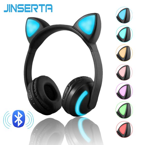 jinserta bluetooth stereo cat ear headphones flashing glowing cat ear headphones gaming headset earphone 7 colors led light
jinserta bluetooth stereo cat ear headphones flashing glowing cat ear headphones gaming headset earphone 7 colors led light