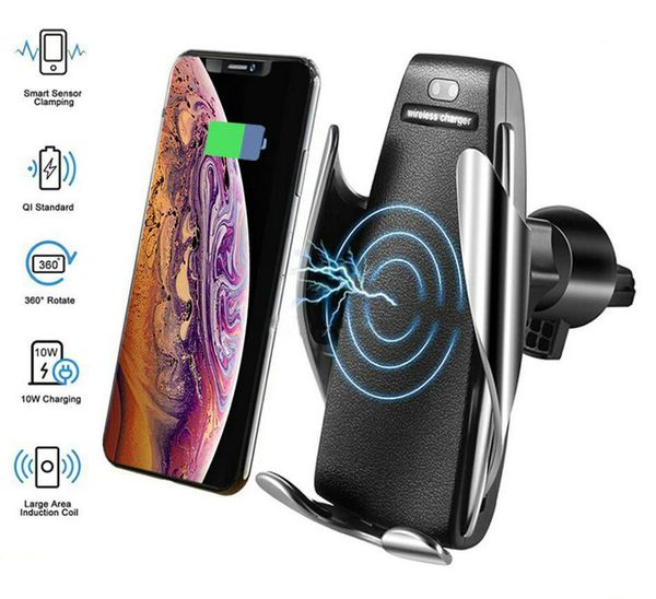 s5 wireless car charger automatic clamping for android air vent phone holder 360 degree rotation 10w fast charging with box
s5 wireless car charger automatic clamping for android air vent phone holder 360 degree rotation 10w fast charging with box