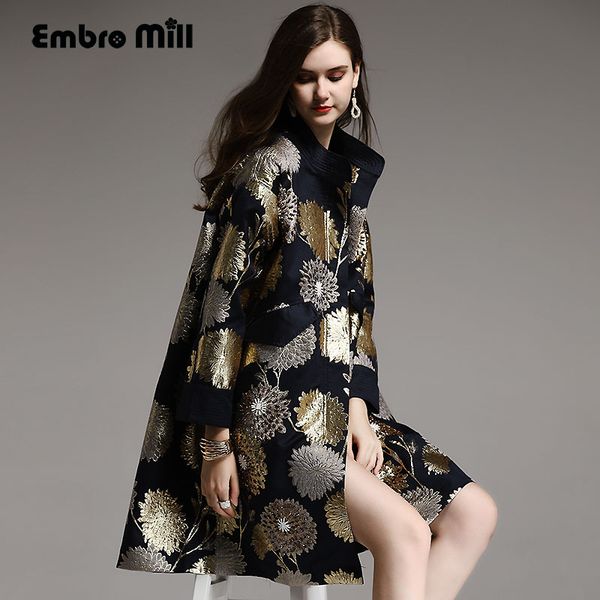 vintage royal spring autumn coat woman elegant lady loose black/blue chinese style floral beading trench coat female -xxl, Tan;black
vintage royal spring autumn coat woman elegant lady loose black/blue chinese style floral beading trench coat female -xxl, Tan;black