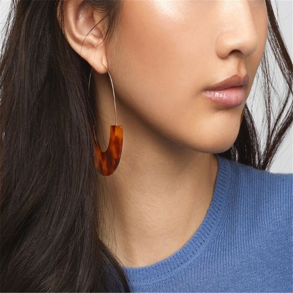 mix colors gold plated resin stud earrings for women multi color big hook acrylic geometric semi circle earring, Golden;silver
mix colors gold plated resin stud earrings for women multi color big hook acrylic geometric semi circle earring, Golden;silver