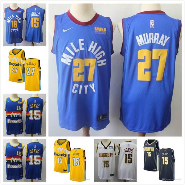 mens womens youth denver nuggets nba nikola 15 jokic 27 jamal murray blue yellow white navy basketball jerseys, Black
mens womens youth denver nuggets nba nikola 15 jokic 27 jamal murray blue yellow white navy basketball jerseys, Black