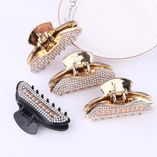 1pcs crystal pearl crab hair claws hair accessories children women hair clip fashion headwear styling tool louqr, Black
1pcs crystal pearl crab hair claws hair accessories children women hair clip fashion headwear styling tool louqr, Black