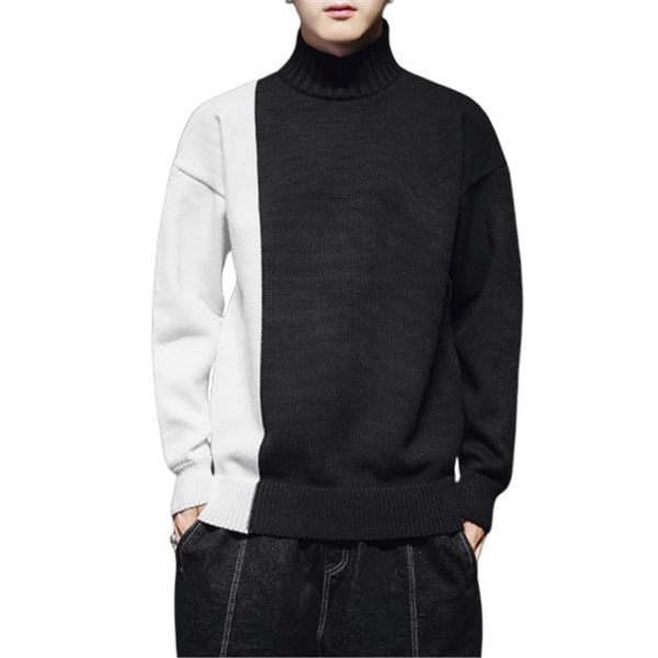 2019 новая зимняя мода мужчины свитер толстый streetwear casual male одежда с длинным рукавом трикотажная водолазка мужской пуловеры, White;black
2019 новая зимняя мода мужчины свитер толстый streetwear casual male одежда с длинным рукавом трикотажная водолазка мужской пуловеры, White;black