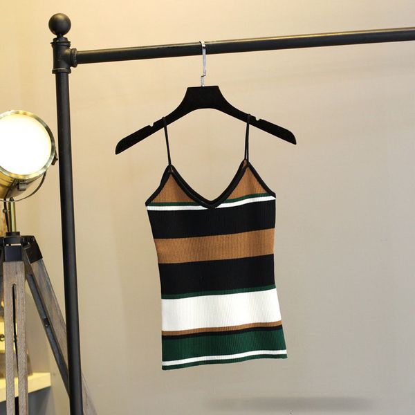 tank ladies tank camis spring summer short knit strap female v neck stripes patchwork color slim thin drop shipping, White
tank ladies tank camis spring summer short knit strap female v neck stripes patchwork color slim thin drop shipping, White